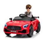 VidaXL Fiat 500 Vermelho Carrinho Elétrico Criança